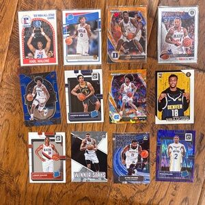 NBA basketball cards set of 12